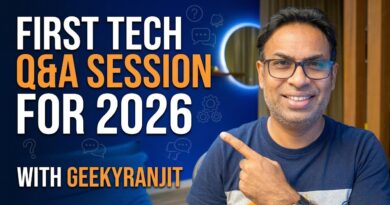 First Tech Q&A Session for 2026 – GEEKYRANJIT
