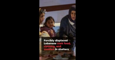 Forcibly displaced Lebanese seek food, clothing, and comfort in shelters | #ajshorts