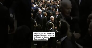 Former Presidents Speak at Jesse Jackson’s Memorial