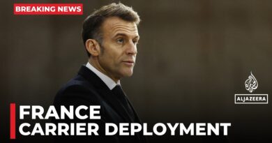 France sending aircraft carrier to Mediterranean: Macron