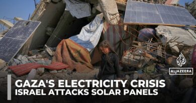 Gaza’s electricity crisis deepens as Israeli strikes threaten vital solar panels