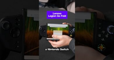 Have you actually wanted a foldable screen for your gaming handheld? #tech #lenovo