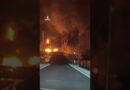 Huge fire rages at Tehran oil depot after Israeli attack | AJ #shorts