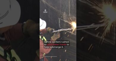 Huge pipe emerges from the ground in Japanese city | AJ #shorts