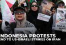 Hundreds in Indonesia’s Jakarta protest against US‑Israel strikes on Iran