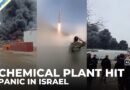 Iran missile strike hits israeli chemical plant | Beersheba panic and rising war fears