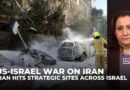 Iran missiles hit strategic sites across Israel, fires reported