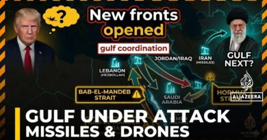 Iran strikes gulf nations | kuwait troops injured qatar intercepts drone saudi missile stopped