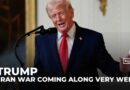 Iran war coming along very well: Trump