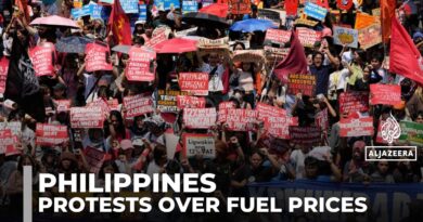 Iran war fallout: Philippines workers protest over fuel cos