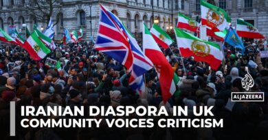 Iranian diaspora in London voice anger at Tehran as fears grow for families back home
