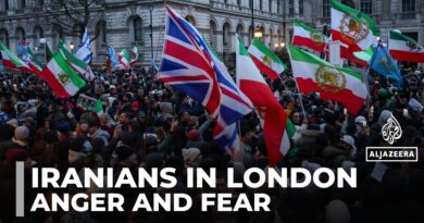 Iranian diaspora in London voice anger at Tehran as fears grow for families back home
