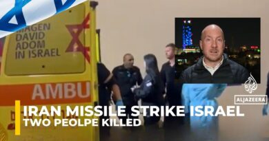 Iranian missile strike kills 2 in Israel as Hezbollah rockets reach central cities