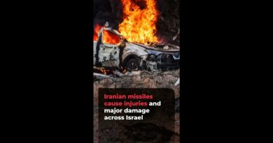 Iranian missiles cause injuries and major damage across Israel | #ajshorts