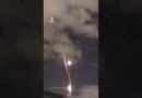 Iranian missiles over Tel Aviv prompt sirens, interceptor launches | AJ #shorts
