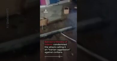 Iranian strike kills Bahraini woman after hitting residential building | AJ #shorts