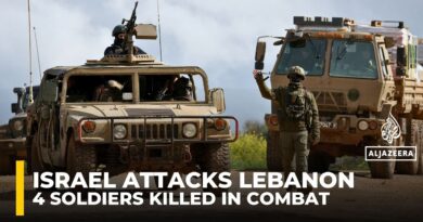 Israel says four soldiers killed, two wounded in combat in southern Lebanon