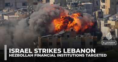 Israel strikes Hezbollah financial institutions in Beirut’s southern suburbs