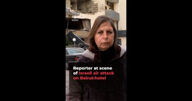 Israeli air attack targets hotel in Beirut | AJ#shorts