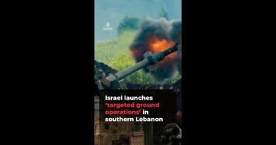 Israeli forces in southern Lebanon as ground operation announced | #ajshorts