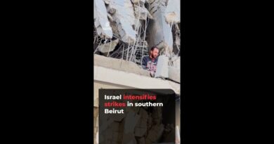 Israeli forces intensify attacks on Beirut | AJ #shorts
