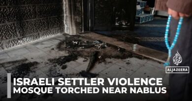 Israeli settlers set mosque ablaze in occupied West Bank village of Duma