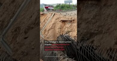 Israeli strike on Lebanon bridge raises fears of ground invasion