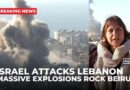 Israeli strikes hit Beirut’s southern suburb, targeting Hezbollah sites