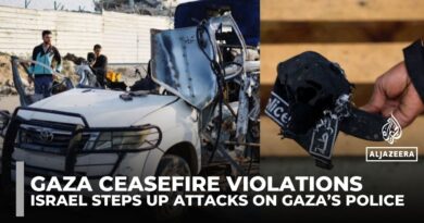 Israeli strikes on Gaza police raise fears over breakdown of order