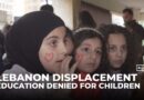 Israel’s bombardment of Lebanon: Education denied for displaced children