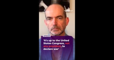 ‘It’s up to the United States Congress, not any president, to declare war’