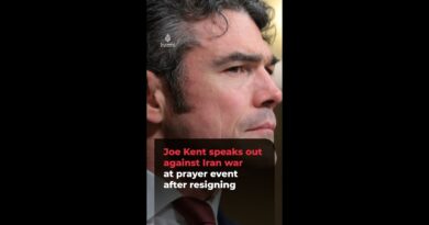 Joe Kent speaks out against Iran war at prayer event after resigning | #ajshorts