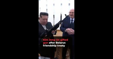 Kim Jong Un gifted gun after Belarus friendship treaty | #ajshorts