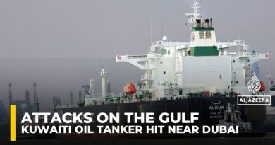 Kuwait says no oil spill or injuries after Iranian attack causes fire on tanker at Dubai Port