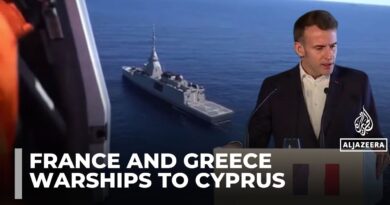 Macron deploys carrier near Cyprus as europe shows military power