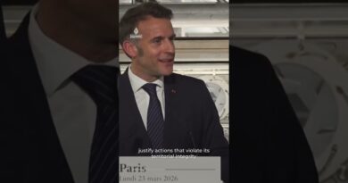 Macron says Lebanon’s fight is ‘just’ amid escalating attacks by Israel | AJ #shorts