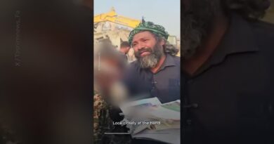 Man accuses Israel of war crimes, holds remains of girl killed in Iran school attack | AJ #shorts