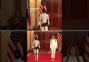 Melania Trump Arrives With Talking Humanoid Robot at Summit