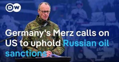 Merz calls on US to uphold Russian oil sanctions | DW News