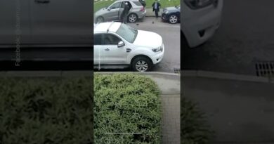 Moment car slams into Muslim woman in broad daylight