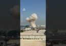 Moment drone strikes Dubai International Airport