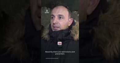 Muslims pray near closed Al-Aqsa Mosque on Ramadan holy night | AJ #shorts