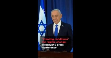 Netanyahu wants to ‘create conditions’ for Iran regime change | AJ#shorts