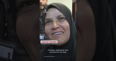 Newborns evacuated from Gaza return as toddlers over two years later | AJ #shorts