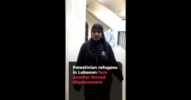Palestinian refugees in Lebanon face another forced displacement | AJ#shorts