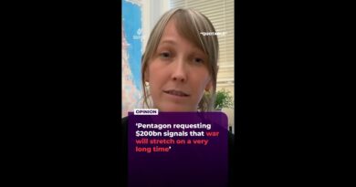 ‘Pentagon requesting $200bn signals that war will stretch on a very long time’