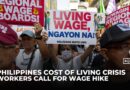 Philippine workers march for wage hike amid energy emergency and soaring oil prices