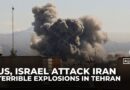 Plumes of smoke rise after Israel strikes ‘heart’ of Tehran