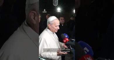 Pope Leo XIV: ‘Work for peace not with weapons, but through dialogue’