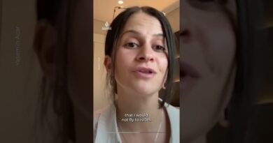 Pro-Palestinian activist records questioning by German border police | AJ #shorts